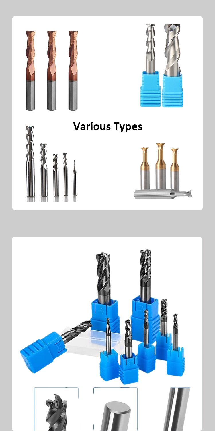 CNC HSS Solid Single Flute Endmill Milling Tools Round Nose Router Bit Set End Mill for Wood Woodworking