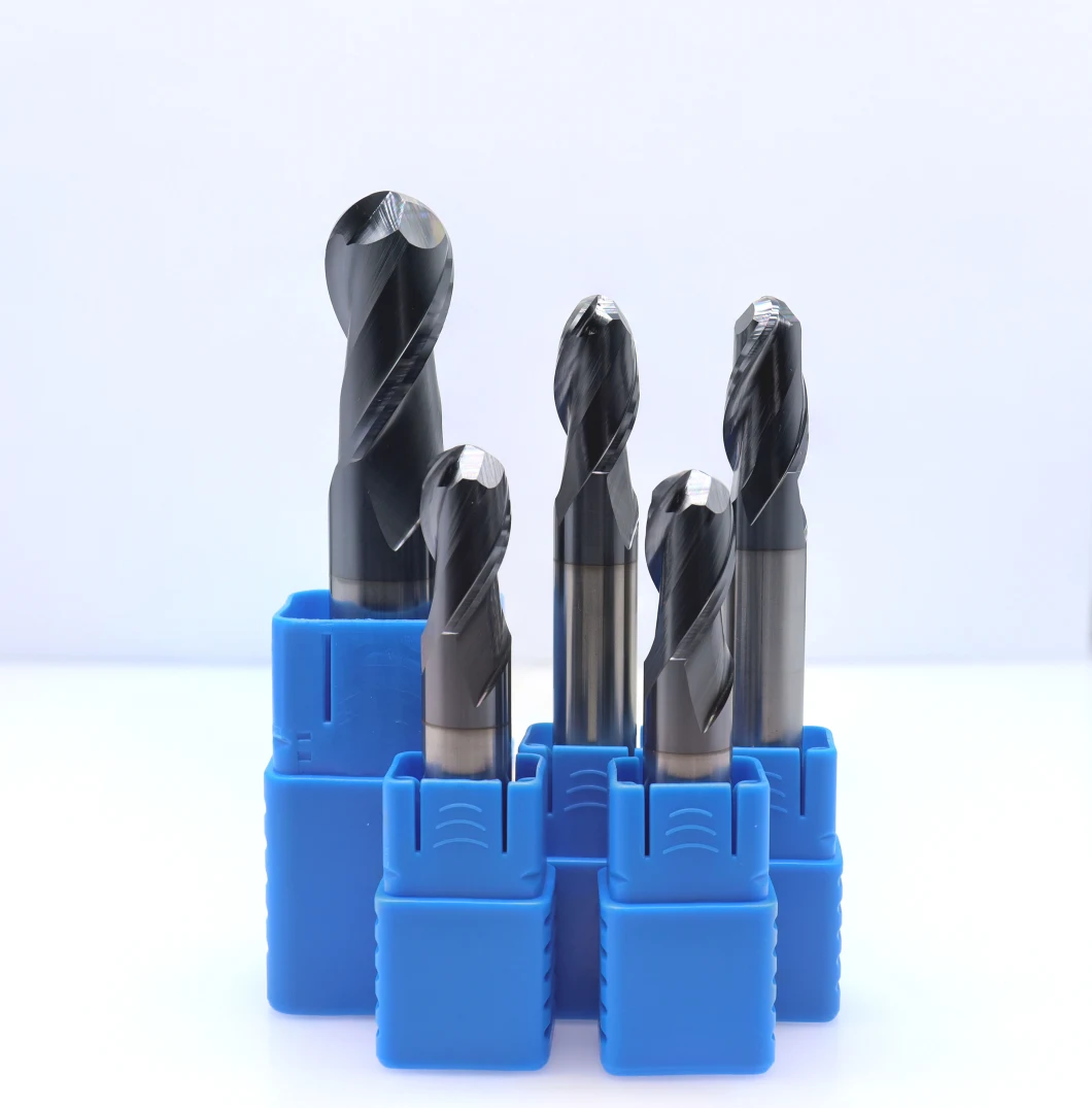 Mts HRC55 4/2 Flutes Ball Nose Carbide End Mill