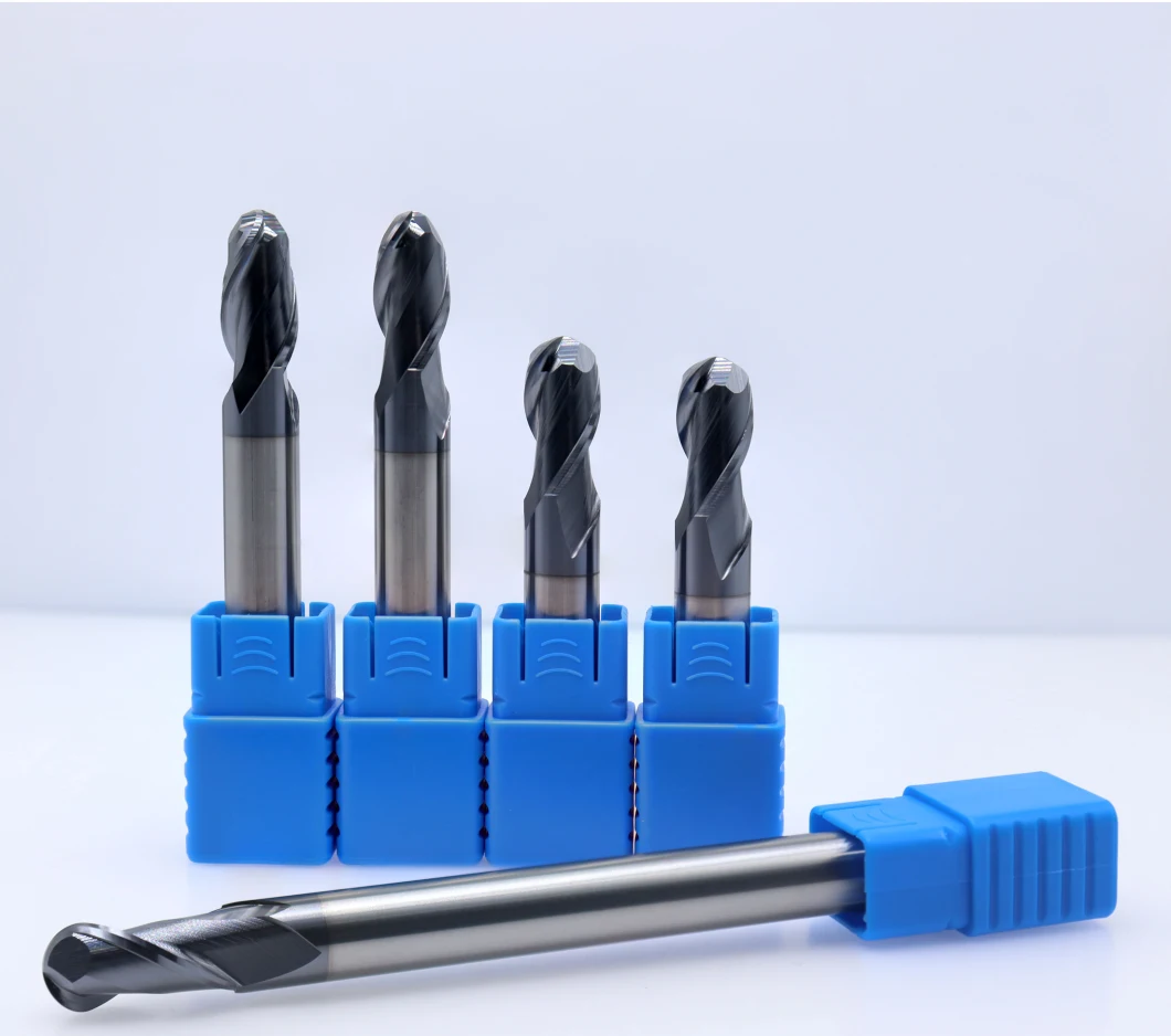 Mts HRC45 4/2 Flutes Ball Nose Carbide End Mill