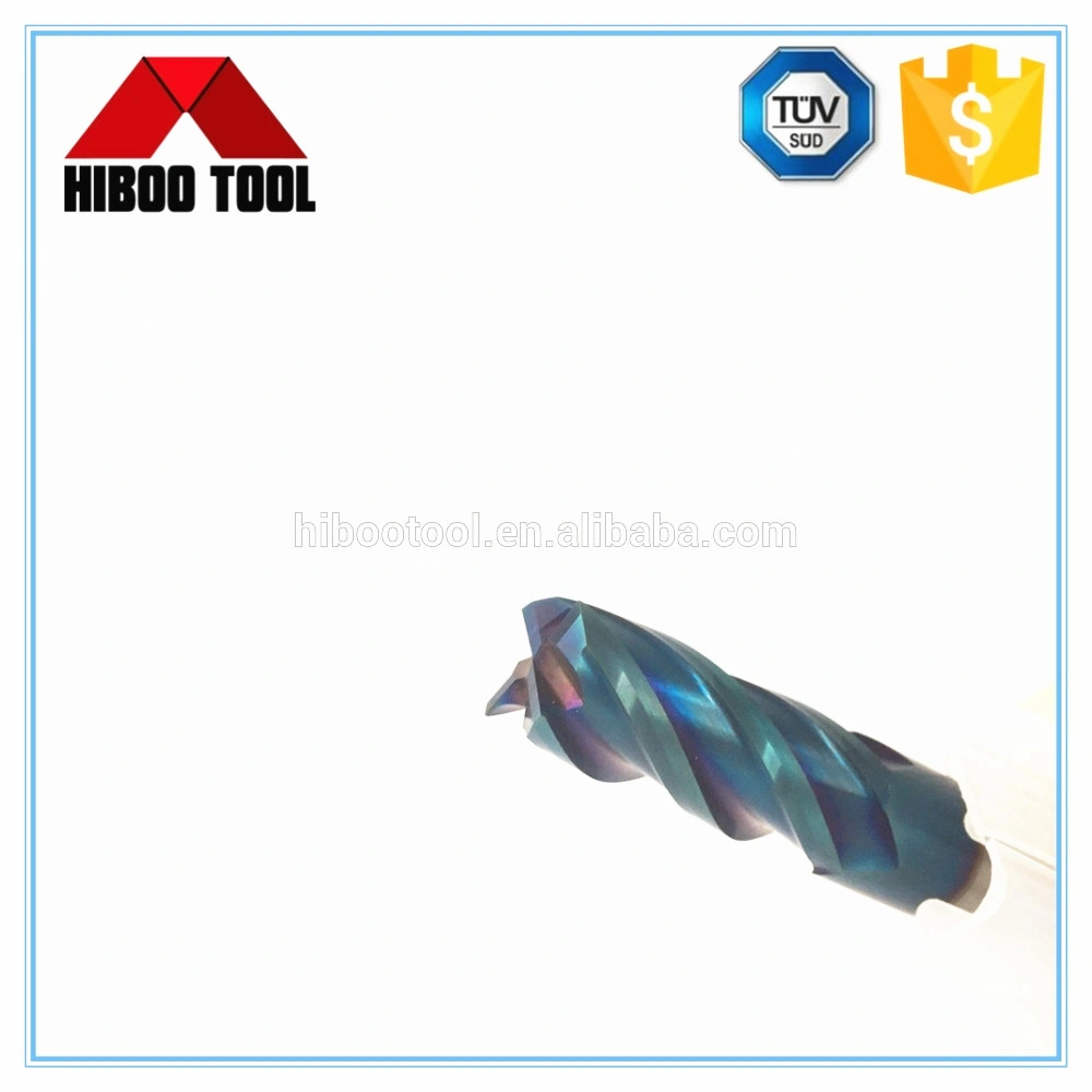 Blue Nano Coated High Speed Carbide Square End Mills
